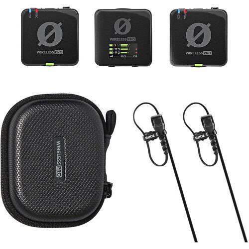 RODE Wireless PRO 2-Person Clip-On Wireless Microphone System/Recorder with Lavaliers (2.4 GHz) - Nelson Photo & Video