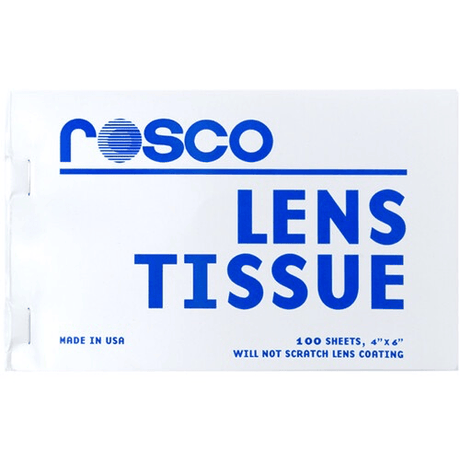 Shop Rosco Lens Tissue Pad (100 Sheets, 4 x 6") by Rosco at Nelson Photo & Video