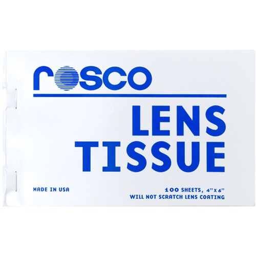 Shop Rosco Lens Tissue Pad (100 Sheets, 4 x 6") by Rosco at Nelson Photo & Video