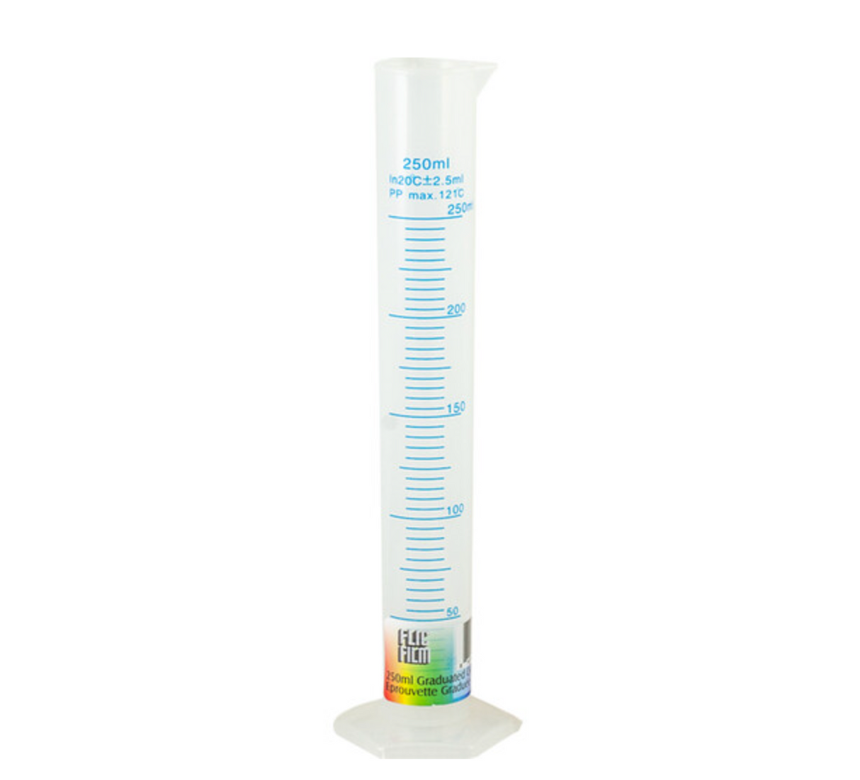 Flic Film Graduated Cylinder (250mL)