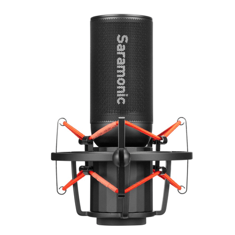 Saramonic Supercardioid Large-Diaphragm Condenser Microphone with Shock Mount & Pop Filter - Nelson Photo & Video