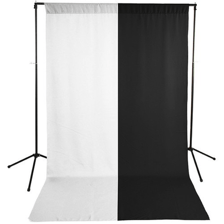 Shop Savage Economy Background Kit 5x9’ (White and Black Backdrops) by Savage at Nelson Photo & Video