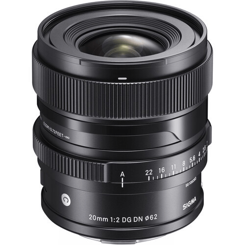 Shop Sigma 20mm f/2 DG DN Contemporary Lens for Leica L by Sigma at Nelson Photo & Video