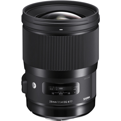 Shop Sigma 28mm f/1.4 DG HSM Art Lens for Canon EF by Sigma at Nelson Photo & Video
