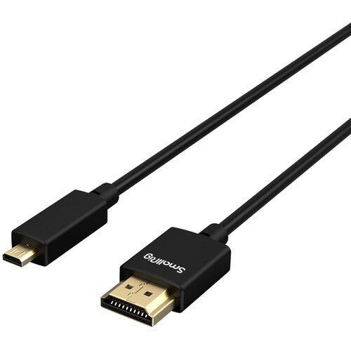 SmallRig Ultra-Slim Micro-HDMI to HDMI Cable (22") - Nelson Photo & Video