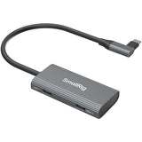 SmallRig 4-in-1 USB-C Hub PD 100W / USB-C 3.1 / USB-C 2.0 with Audio Adapter x 2