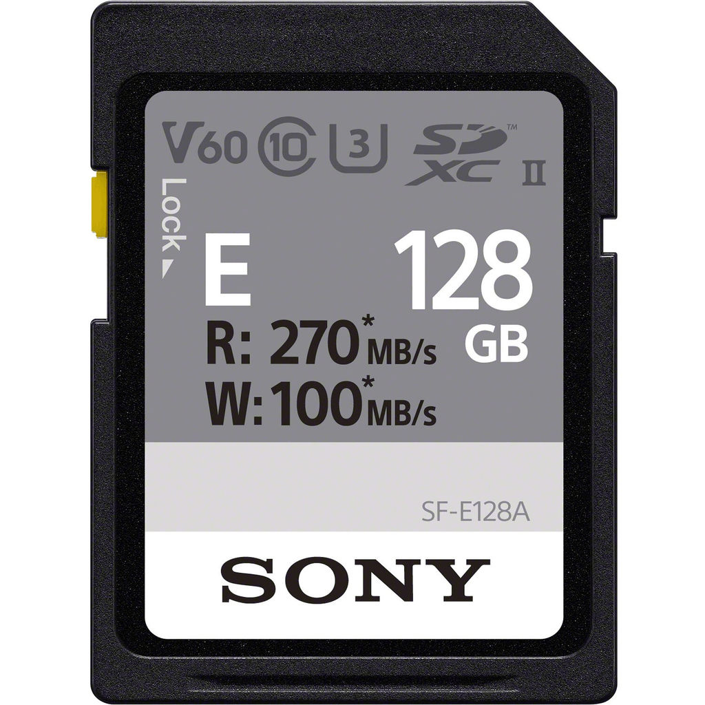 Shop Sony 128 GB E Series UHS-II SDXC Memory Card by Sony at Nelson Photo & Video