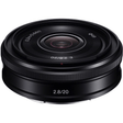 Shop Sony 20mm f/2.8 Alpha E-mount Lens by Sony at Nelson Photo & Video