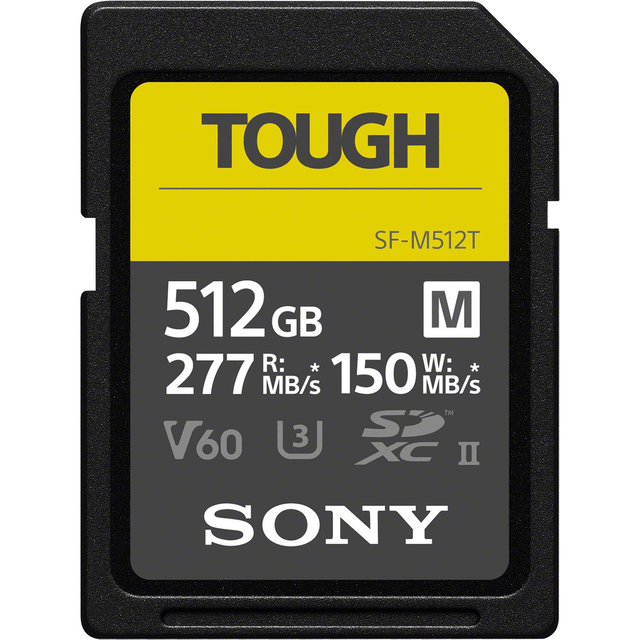 Shop Sony 512 GB TOUGH M Series UHS-II SDXC Memory Card by Sony at Nelson Photo & Video