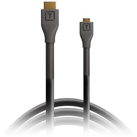 Tether Tools TetherPro Micro-HDMI to HDMI Cable with Ethernet (Black, 15') - Nelson Photo & Video