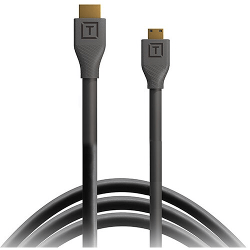 Shop Tether Tools TetherPro Mini-HDMI to HDMI Cable with Ethernet (Black, 15') by Tether Tools at Nelson Photo & Video
