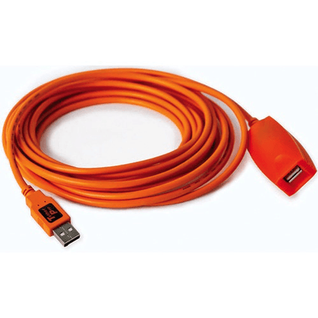 Shop Tether Tools TetherPro USB 2.0 Active Extension Cable (16', Orange) by Tether Tools at Nelson Photo & Video