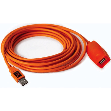 Shop Tether Tools TetherPro USB 2.0 Active Extension Cable (49', Orange) by Tether Tools at Nelson Photo & Video