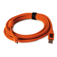 Shop Tether Tools TetherPro USB 2.0 Type-A to 5-Pin Mini-USB Cable (Orange, 15') by Tether Tools at Nelson Photo & Video