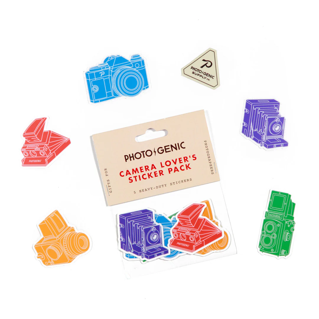 Photogenic Supply Co. Camera Lover's Sticker Pack (5-Piece)