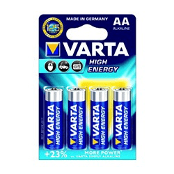 Shop Varta High Energy AA Batteries (4 Pack) by Varta at Nelson Photo & Video