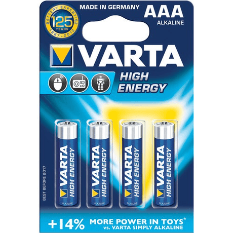 Shop Varta HIGH ENERGY AAA 4PK by Varta at Nelson Photo & Video