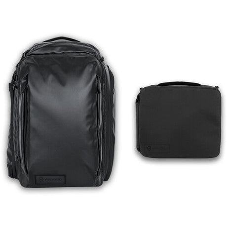 WANDRD Transit Travel Backpack with Essential Plus Camera Cube (Black, 45L) - Nelson Photo & Video