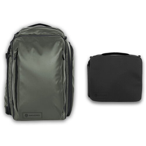 WANDRD Transit Travel Backpack with Essential Plus Camera Cube (Wasatch Green, 45L) - Nelson Photo & Video