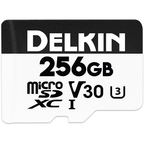 Delkin Devices 256GB Drone UHS-I microSDXC Memory Card with SD Adapter
