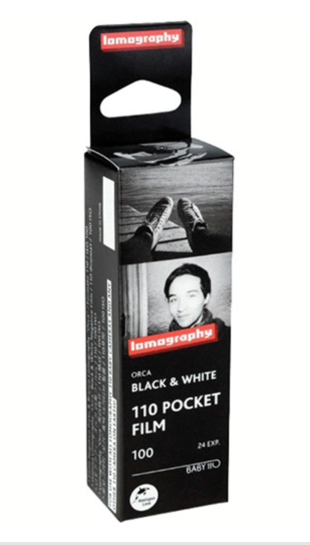 Lomography Orca Black and White Negative Film (110 Cartridge, 24 Exposures)