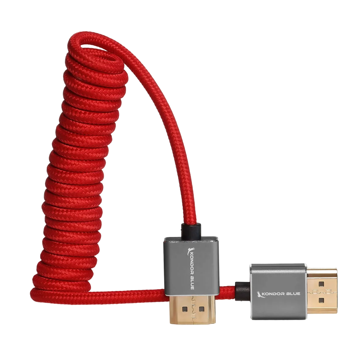 Kondor Blue Full HDMI Cable for On-Camera Monitors 12"-24" Braided Coiled