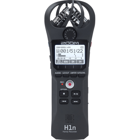 Shop Zoom H1n-VP Portable Handy Recorder with Windscreen, AC Adapter, USB Cable & Case (Black) by Zoom at Nelson Photo & Video